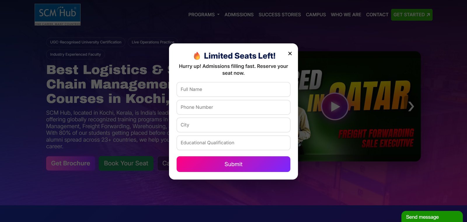 SCMHub.com Website Screenshot